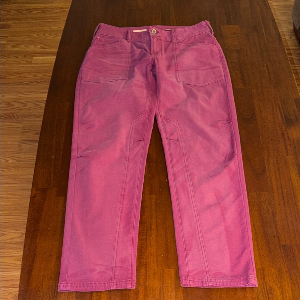 Pilcro Ladies The Wanderer Pants in Raspberry Pink. Size 27.